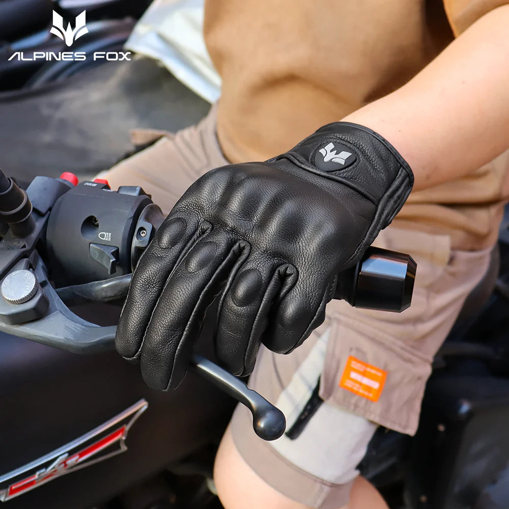 Vintage Leather Motorcycle Gloves™